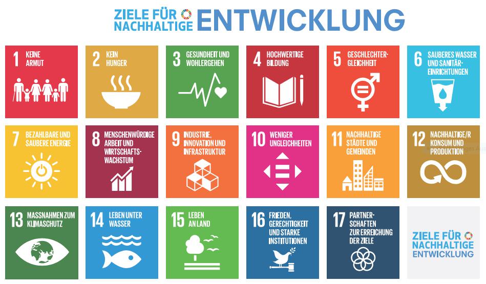 Die Ziele für Nachhaltige Entwicklung (Sustainable Development Goals; SDGs) der Vereinten Nationen